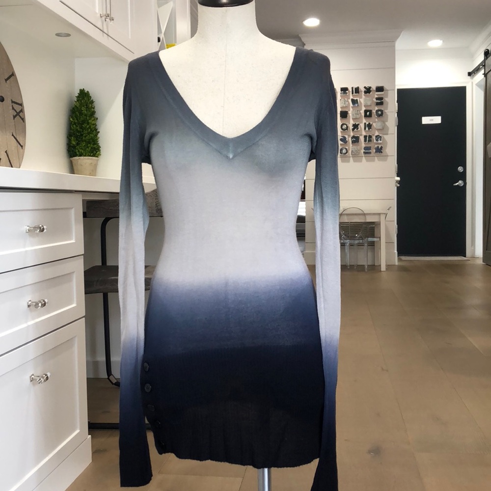 Ombré Sweater Layering  Top